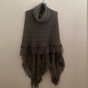 Woman’s winter Shaw, grey, one size fits all, material acrylic